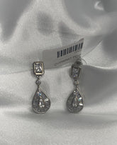 ARETES CITRINO FORMA DE GOTA